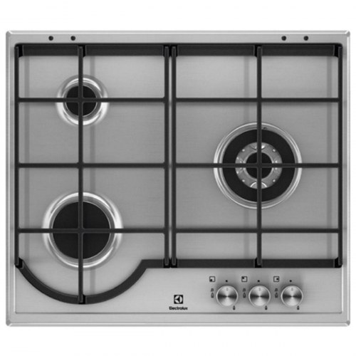 Electrolux EGH6333BOX gaskogeplade 60 cm - rustfrit stål