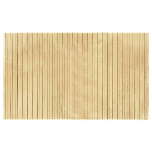 Bambusmåtte 100 x 60 cm rektangulær - lys naturfarve