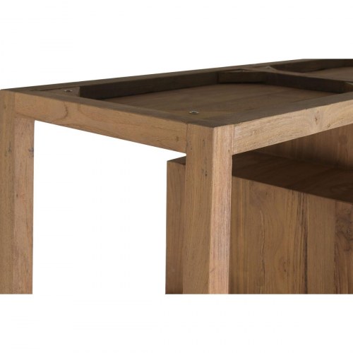 Reol i teak - 120 × 40 × 210 cm