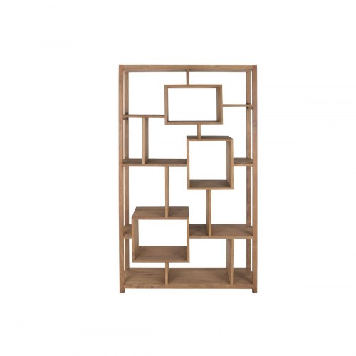Reol i teak - 120 × 40 × 210 cm