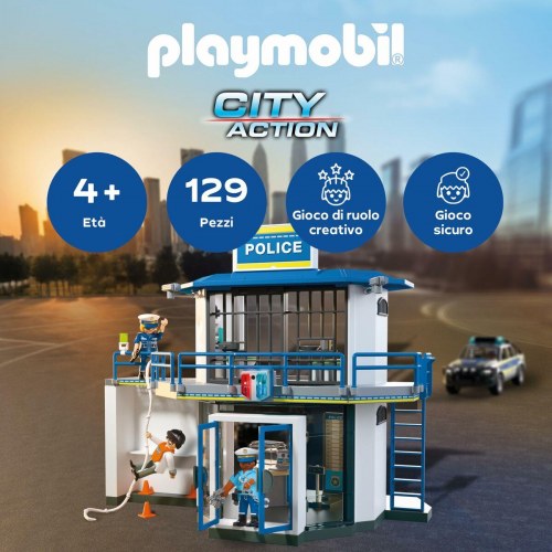 Playmobil City Action - Politistation legesæt (129 dele)