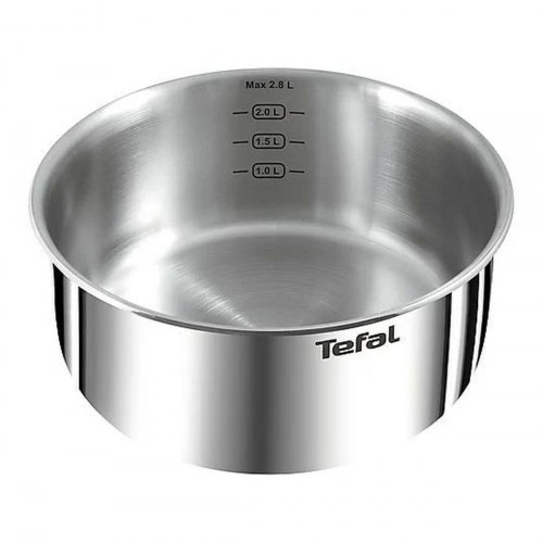Grydesæt Tefal L897SA74 - 10 dele, rustfrit stål, sort/rød