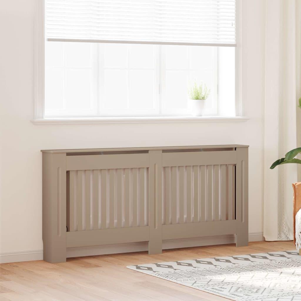Radiatorcover 2 stk Brun 172x19x81,5cm Konstrueret træ