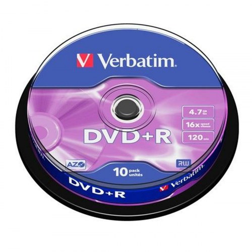 DVD+R Verbatim 4,7 GB 16x - 10 pak (20 enheder)