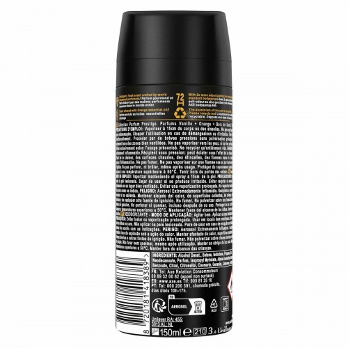 Deodorant spray Axe Black Vanilla 150 ml