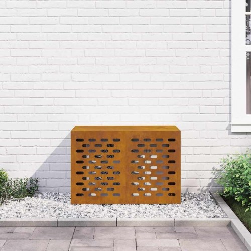 Airconditiondække i cortenstål 90 x 40 x 60 cm