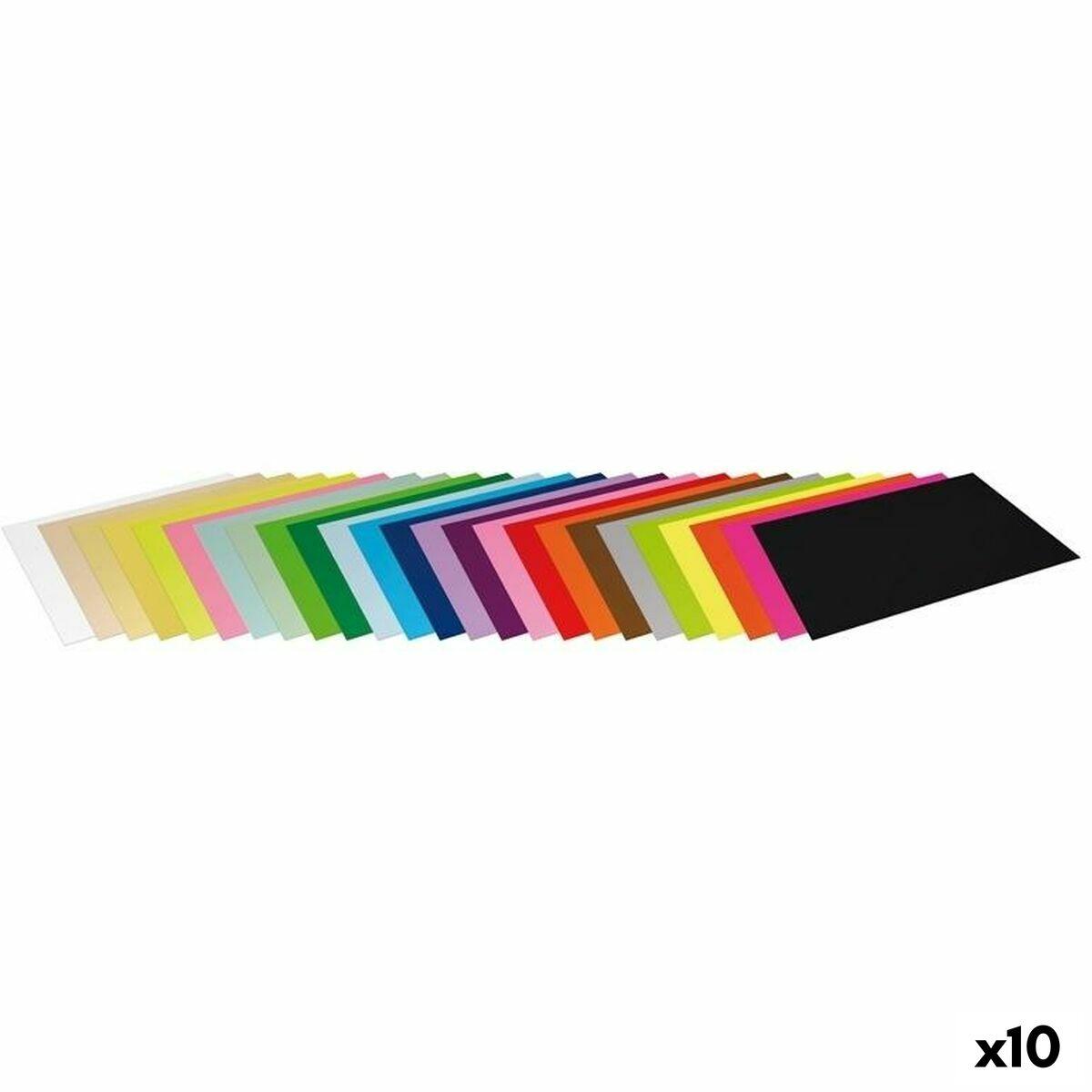 Karton A4 multifarvet - Fabrisa, 50 ark (10 pakker)