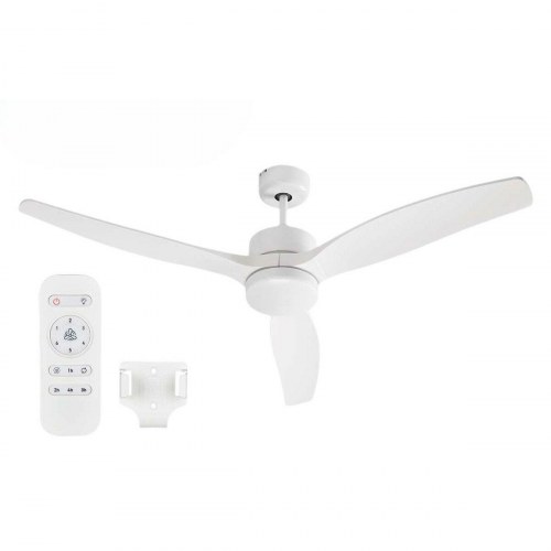 Loftventilator med lys Argon - hvid, Ø 132 cm, 40 W