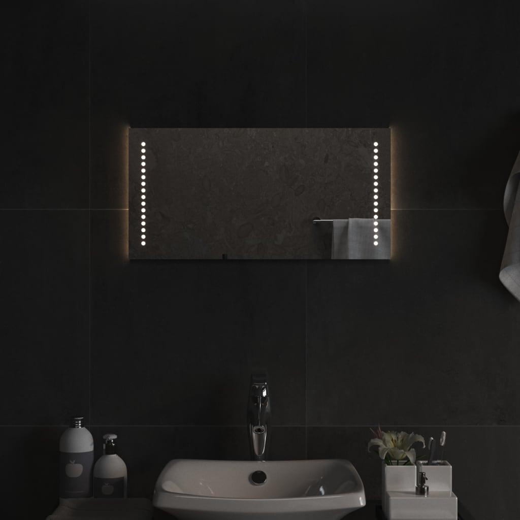 Badeværelsesspejl Med Led-lys - 30 x 60 cm