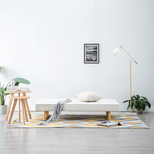 Sovesofa kunstlæder hvid