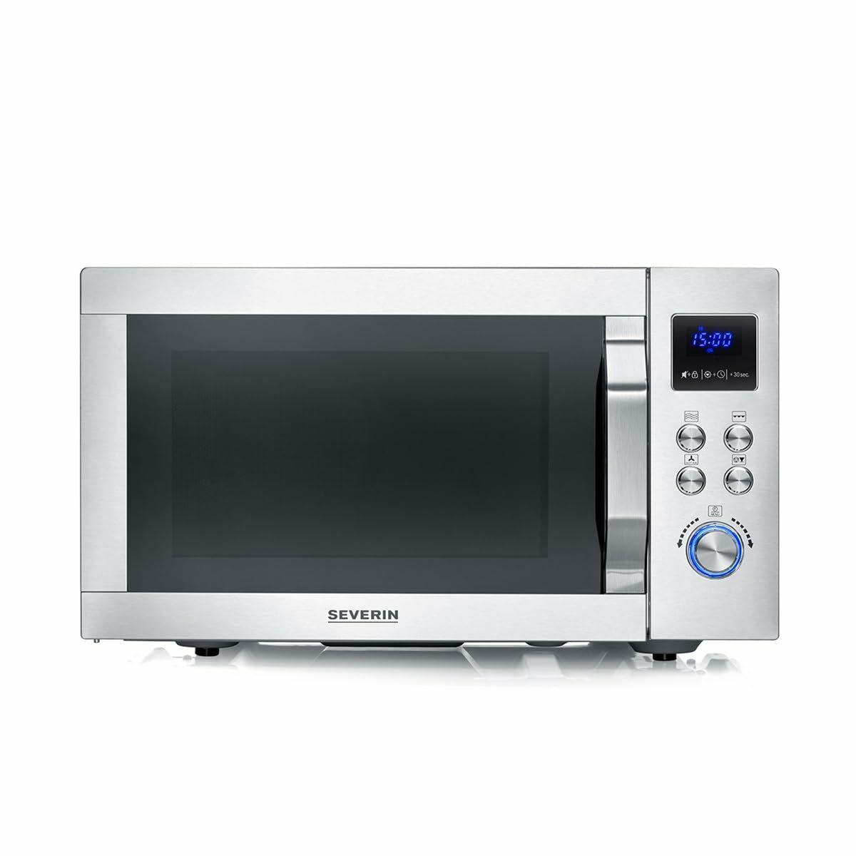 Mikrobølgeovn med grill Severin 7918 - 25 l, rustfrit stål
