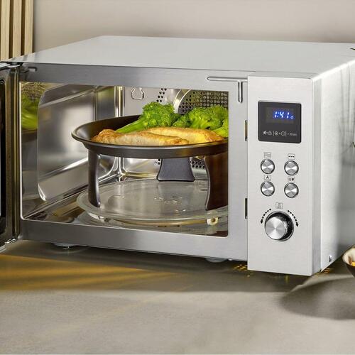 Mikrobølgeovn med grill Severin 7918 - 25 l, rustfrit stål