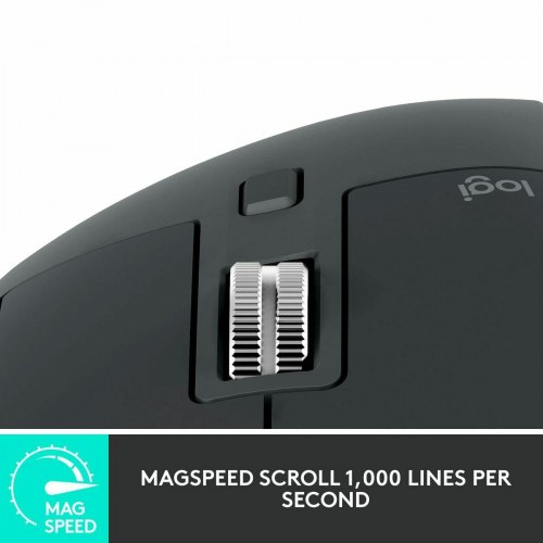 Trådløs mus Logitech MX Master 3S (grafit) - 8.000 dpi