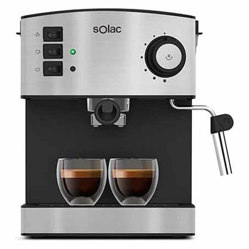 Kaffemaskine espresso Solac CE4483 - sølvfarvet