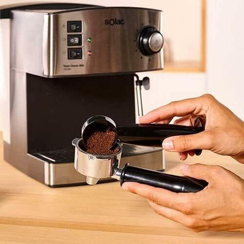 Kaffemaskine espresso Solac CE4483 - sølvfarvet