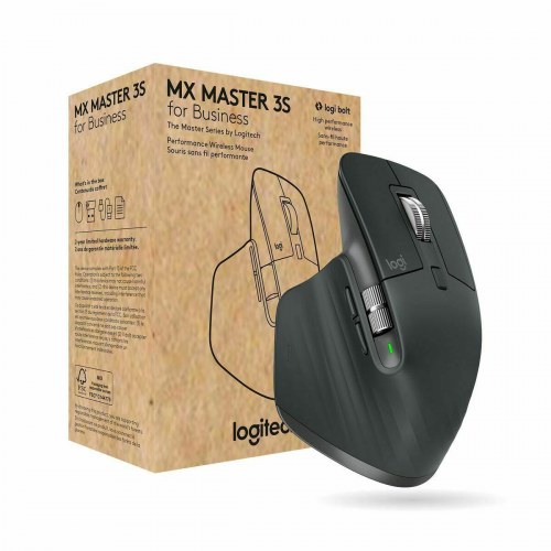 Trådløs mus Logitech MX Master 3S (grafit) - 8.000 dpi