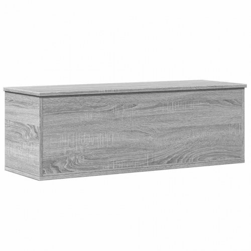 Opbevaringsboks 102×35×35 cm i konstrueret træ - grå sonoma-eg