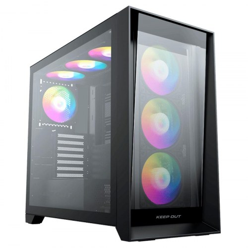 PC kabinet ATX semi-tårn KEEP OUT XC-911 PRO MASTER - Sort