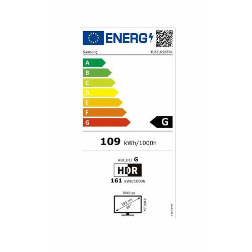 TV 65" Samsung Crystal UHD 4K LED HDR (TU65U7005)