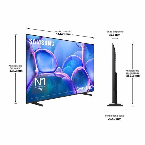 TV 65" Samsung Crystal UHD 4K LED HDR (TU65U7005)