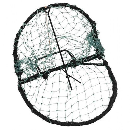 Fuglenet 20 cm stål grøn