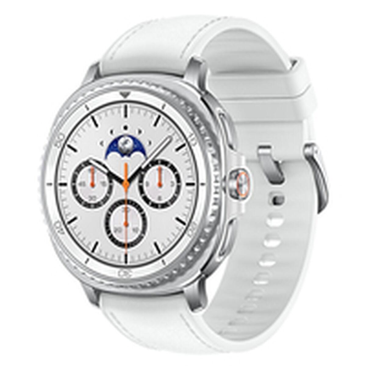Smartwatch Samsung Galaxy Watch8 Classic 46 mm - hvid/sølv, 1,3"