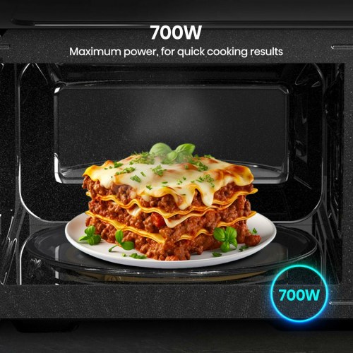 Mikrobølgeovn Hisense H20MOBP1HI 20 L - Sort, 700 W
