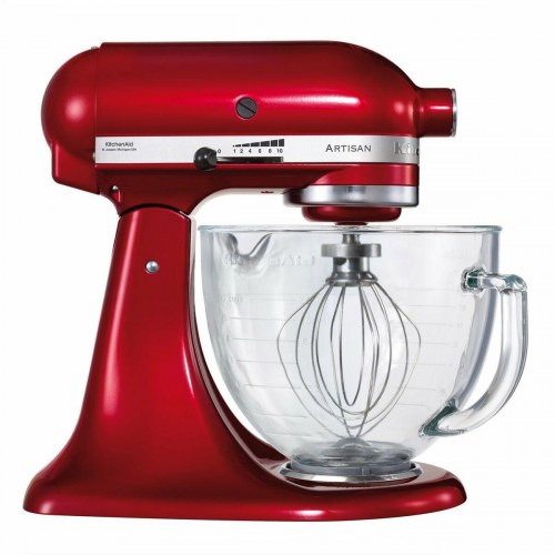 Køkkenmaskine KitchenAid 5KSM156ECA - Rød, 300 W, 4,8 l