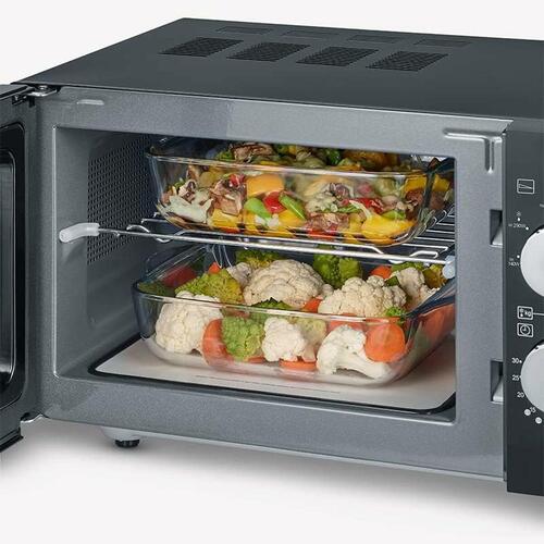 Mikrobølgeovn Severin 7762 20 L med grill - sort, 1000 W