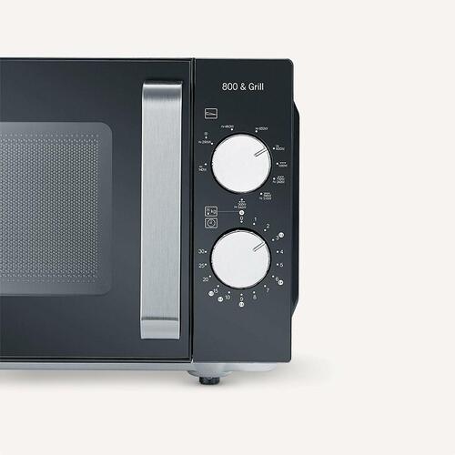 Mikrobølgeovn Severin 7762 20 L med grill - sort, 1000 W