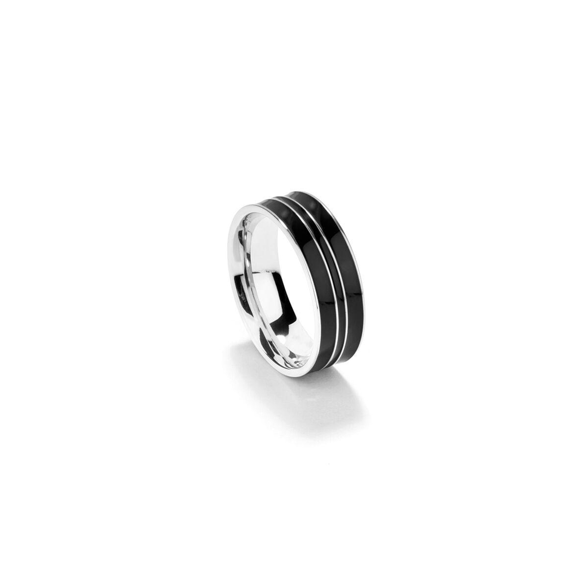 Radiant RH000142-24 herre ring - sort/sølvfarvet, str. 24