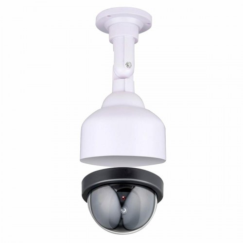 Overvågningskamera dummy Grundig - hvid dome, batteridrevet