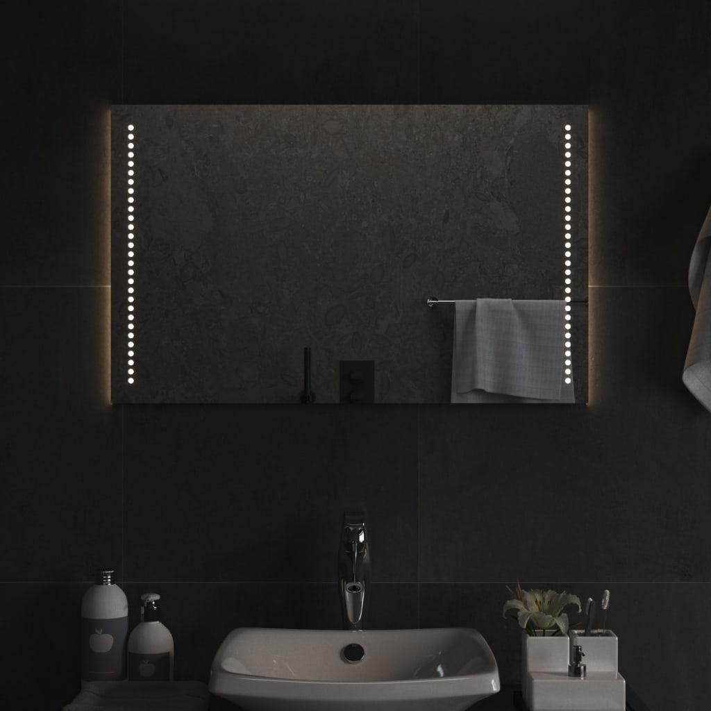 Badeværelsesspejl Med Led-lys - 50 x 80 cm