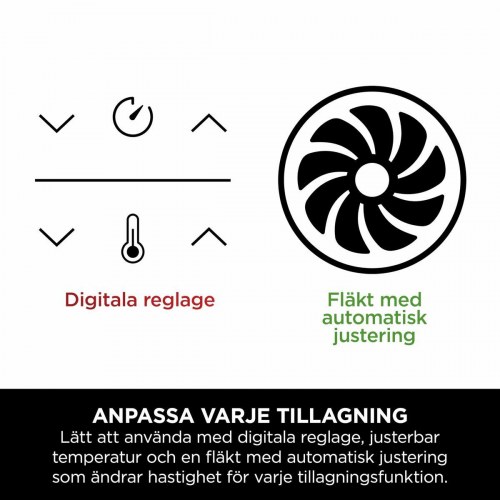 Airfryer NINJA DZ400EU - grå, 9,5 l, 2.470 W