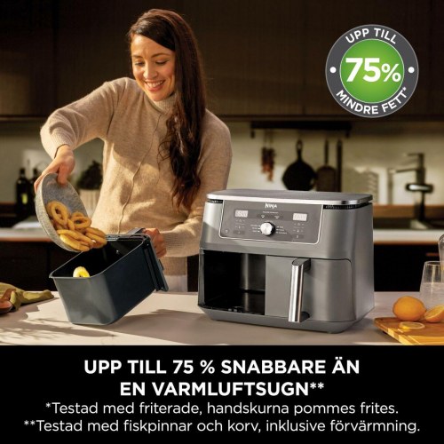 Airfryer NINJA DZ400EU - grå, 9,5 l, 2.470 W