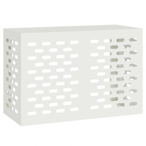 Airconditiondække i stål - hvid 90 x 40 x 60 cm