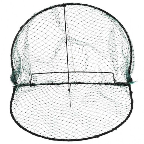 Fuglenet 50 cm stål grøn