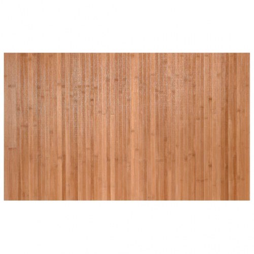 Gulvtæppe i bambus 100 x 60 cm - naturfarvet