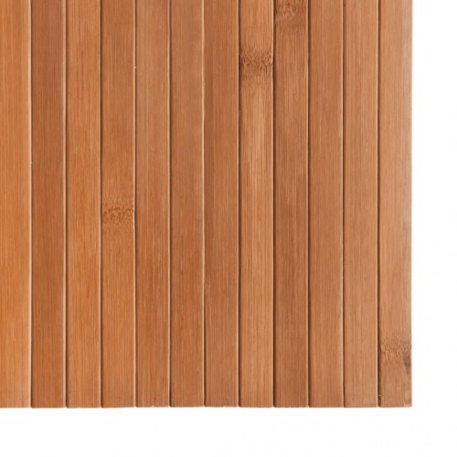 Gulvtæppe i bambus 100 x 60 cm - naturfarvet