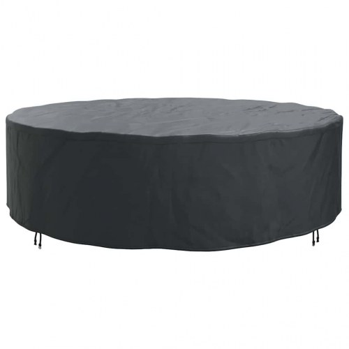 Overtræk til havemøbler Sort 320 x 320 x 85 cm 210D stof