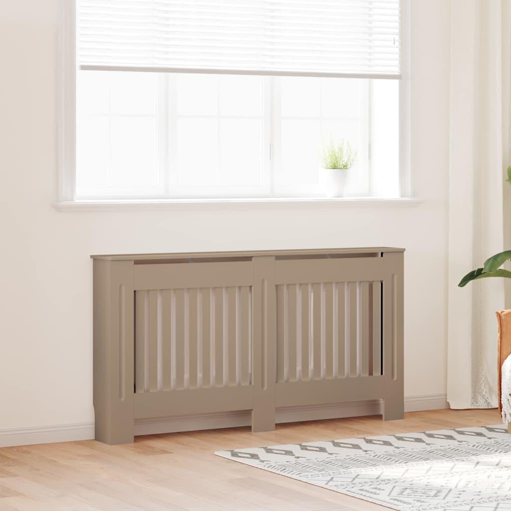 Radiatorcover 2 stk Brun 152x19x81,5cm Konstrueret træ