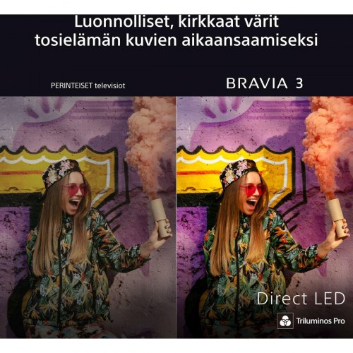 Smart TV Sony 43" K43S35BP - 4K Ultra HD LED med HDR og Dolby Vision