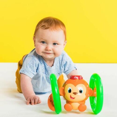 Babylegetøj musik - Bright Starts Little Roll & Glow Monkey