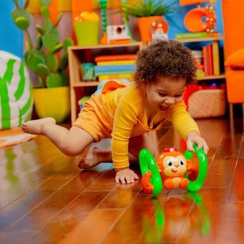 Babylegetøj musik - Bright Starts Little Roll & Glow Monkey