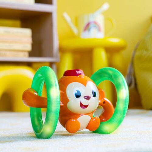Babylegetøj musik - Bright Starts Little Roll & Glow Monkey