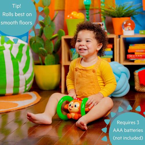 Babylegetøj musik - Bright Starts Little Roll & Glow Monkey