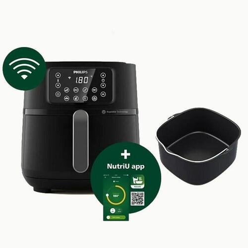 Airfryer Philips HD9285/93 - sort/grå 7,2 l, 2.000 W
