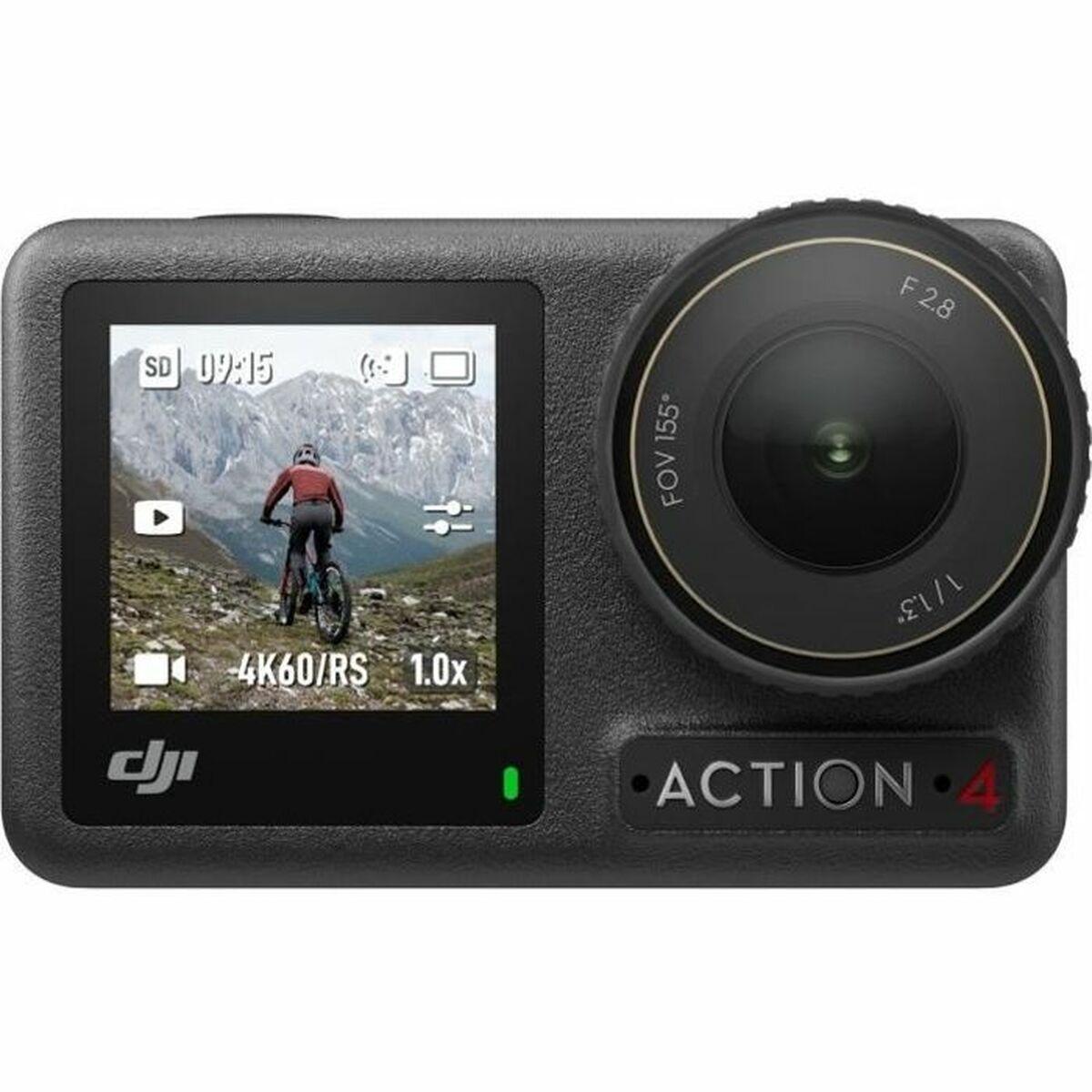 Actionkamera Dji Osmo Action 4 Sort 2 4 \" Skærm