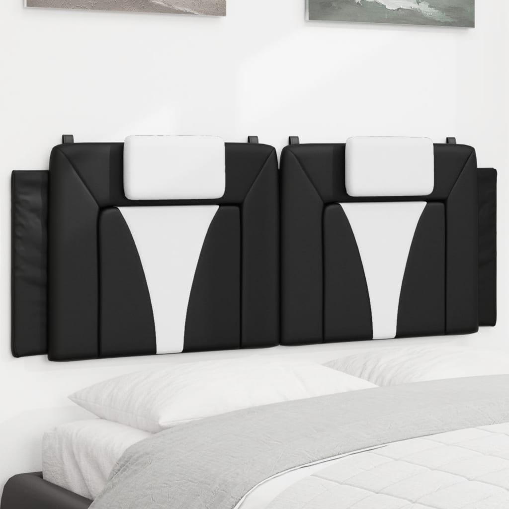Gavlpude Viana 152 cm - kunstlæder, sort/hvid