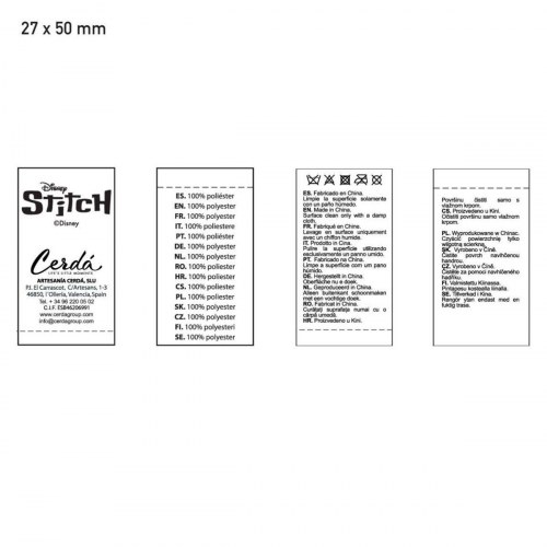 Penalhus - Stitch blå med tilbehør